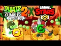 If Plants vs Zombies 2 had Brawl Stars&#39;s physics/Если бы в пвз 2 была физика Бравл Старса[Animation]