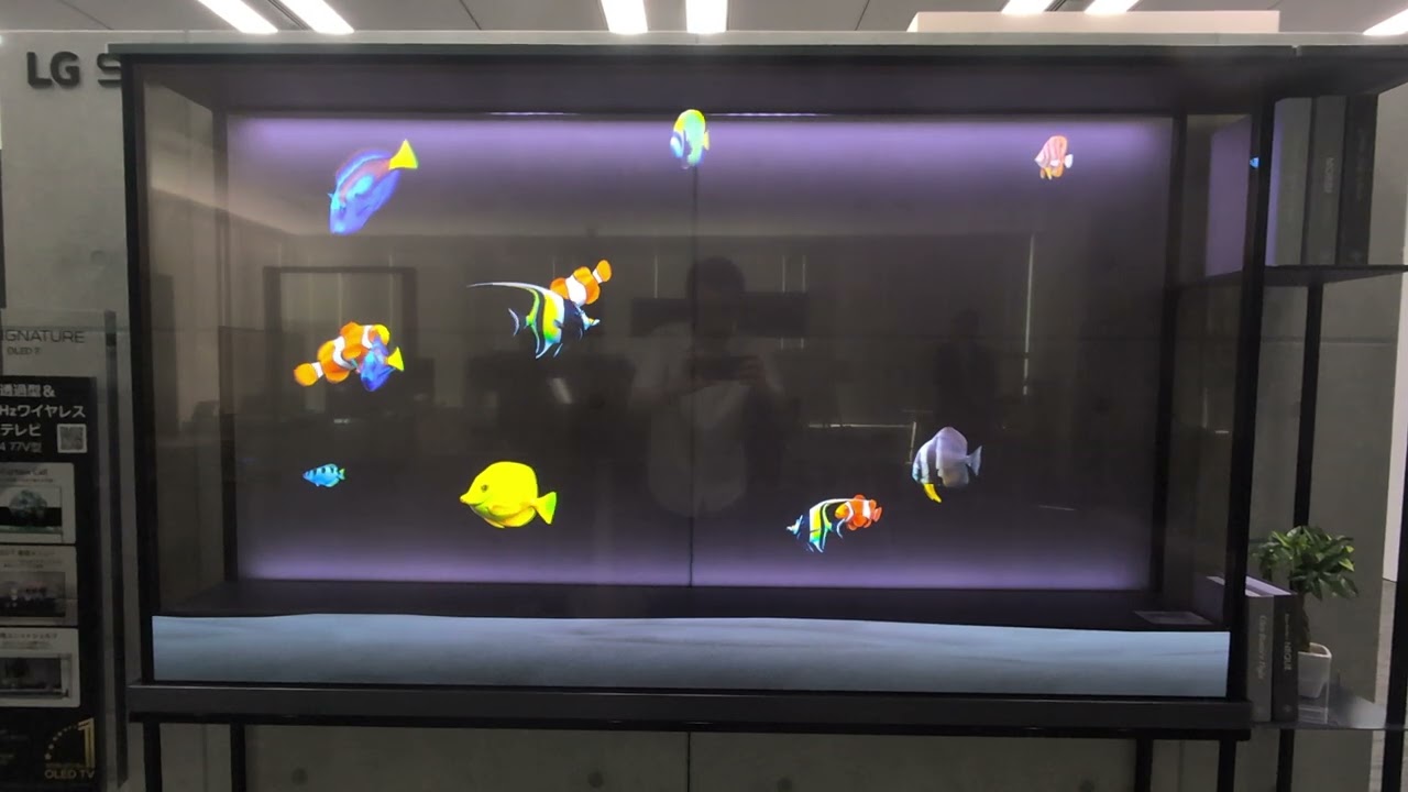 レビュー】世界初のLG“透けるテレビ”見てきた。価格も中身もガチだった