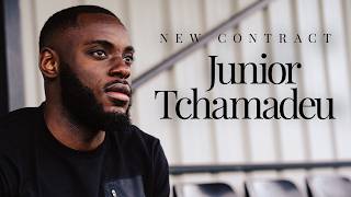 💪 "Keep growing and showing what I'm capable of" | Junior Tchamadeu on signing a new contract ✍️