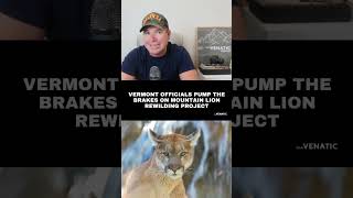 Vermont Officials Pump the Brakes on Mountain Lion Rewilding Project