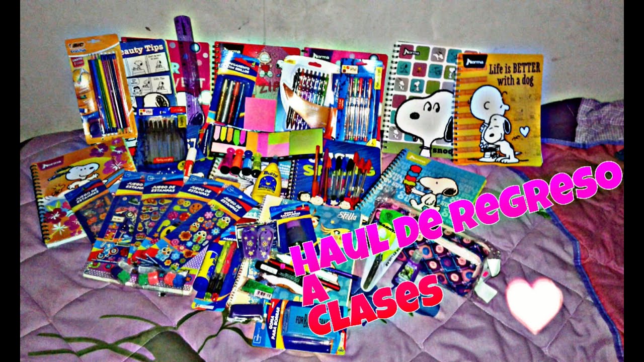 Haul de Regreso a Clases 2016 ❤💺📚✏
