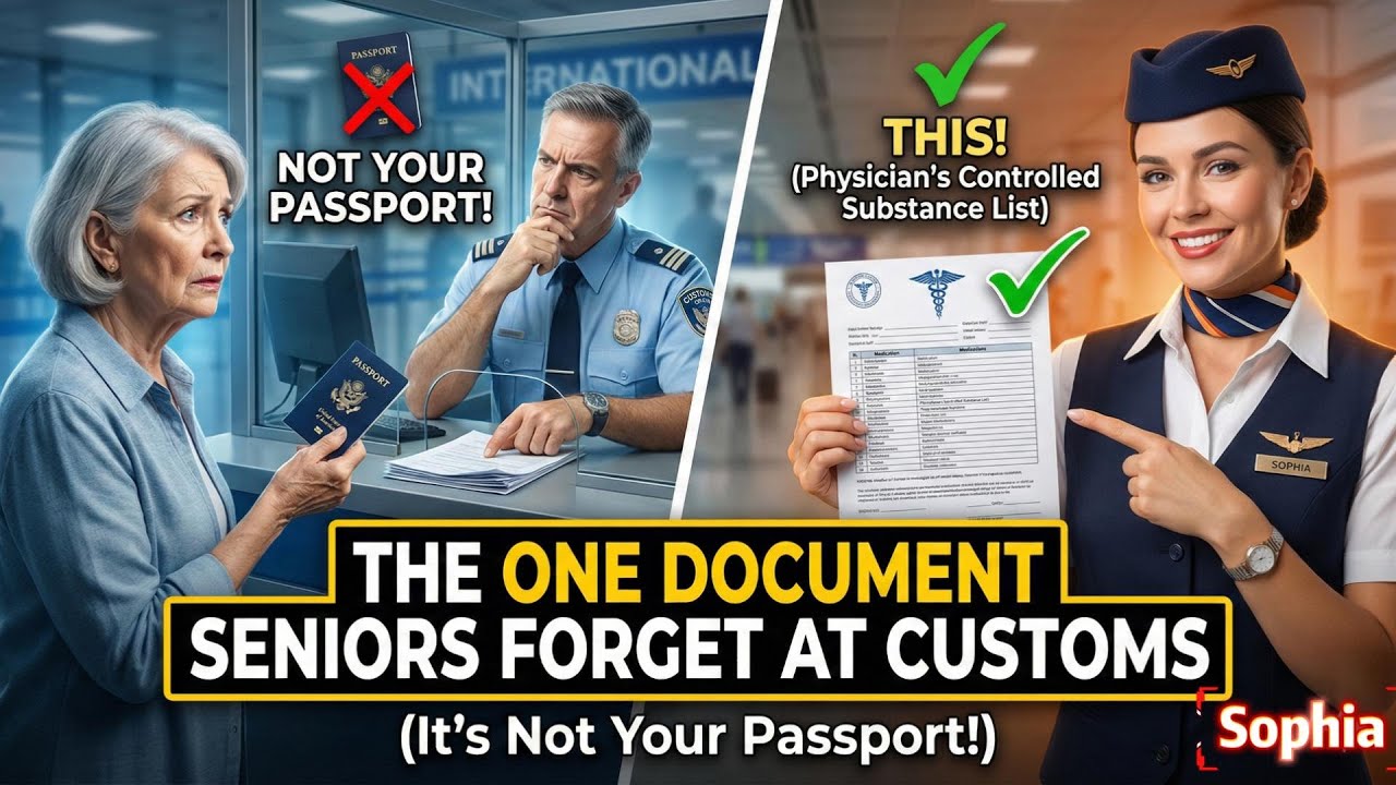 Один документ, который пожилые люди забывают на таможне (это не паспорт!).