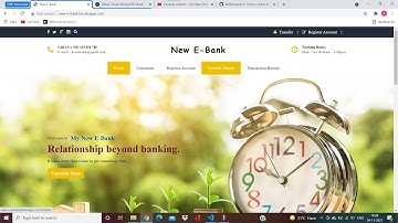 Task 1 || Basic Banking System || Internship Task || GRIP@THE SPARK FOUNDATION