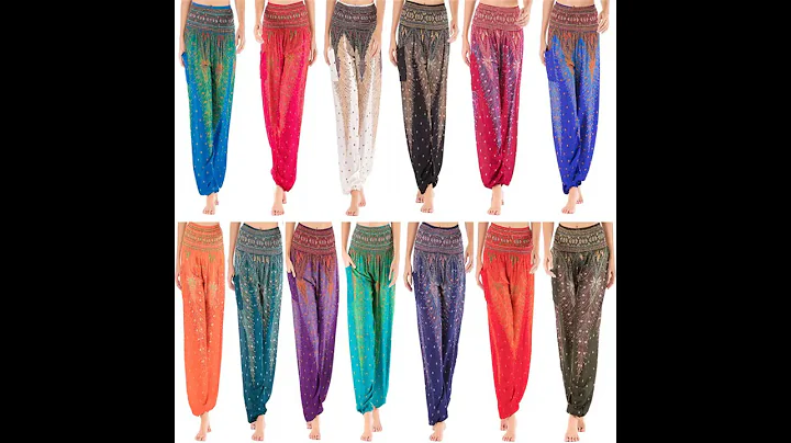 Boho Peacock Pocket Wide Leg Yoga Pants For Women - DayDayNews