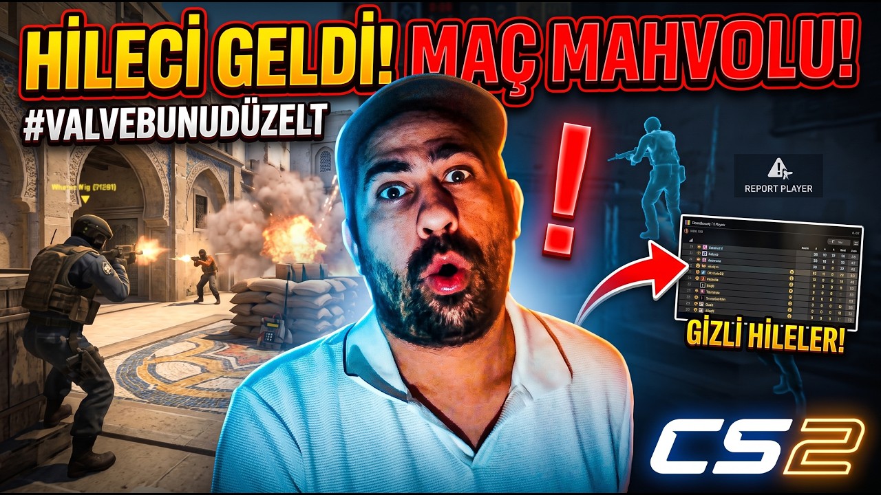 🔥 CS2'de Hileci Şoku! Mirage Haritasında Çileden Çıktık (CS2 BÖLÜM 1)