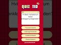 Hvad ved du om dansk samfund? Kan du svare på dette spørgsmål? 101 - 3 #quiz #denmark