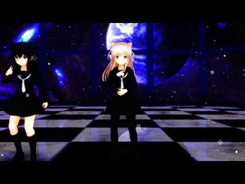 【初心者が】菊月と三日月でMAD HEAD LOVE【艦これMMDに挑戦したらしい】