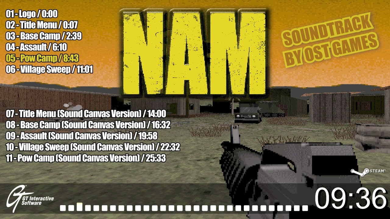 NAM OST | 1998 | MS-DOS - full soundtrack in one video