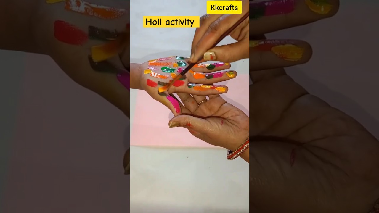 best holi activity for kids 