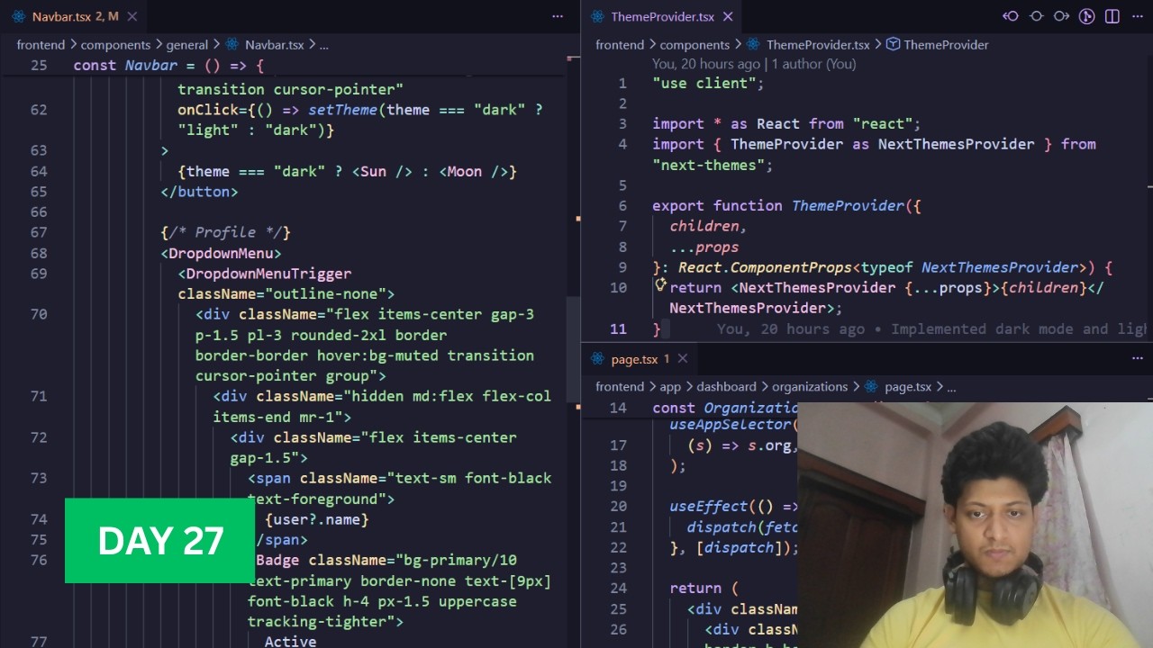 🔴 Day 27 — Building my SaaS as a Solo Developer (Live Coding) - YouTube