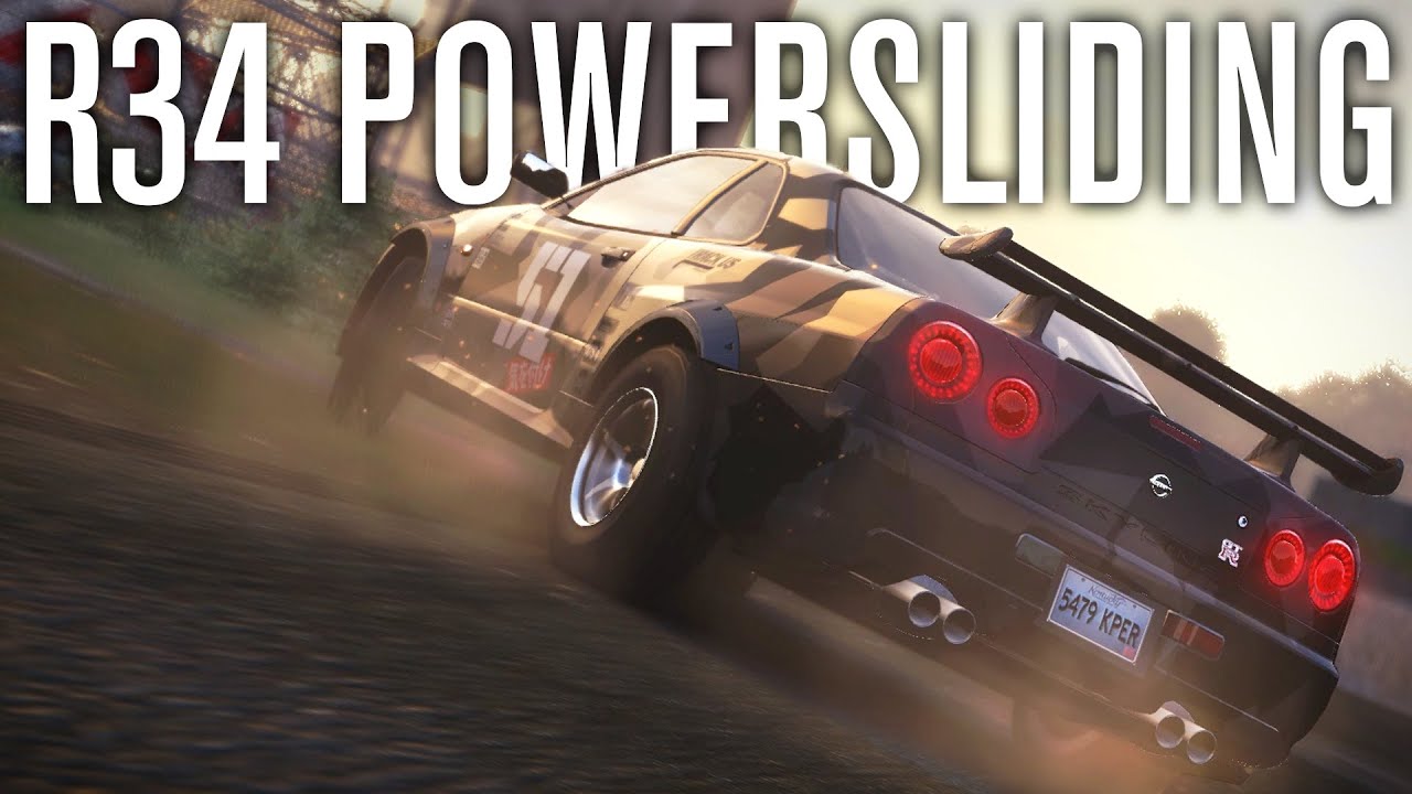 The Crew Beta - SKYLINE R34 POWERSLIDING - w/ Thrustmaster T300 GTE forza horizon 2