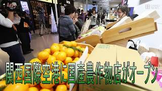 関空に国産の農産物店オープン