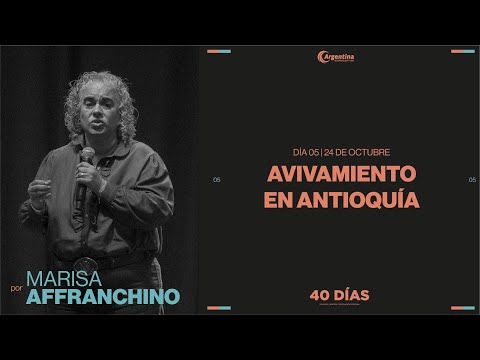 Dia 5 - 40 días de ayuno y oración 2024 | Marisa Affranchino Dia 5 - 40 días de ayuno y oración 2024 | Marisa Affranchino