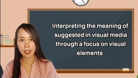 Interpret the meaning suggested of Visual Media through the focus of visual elements | Demo Ranking