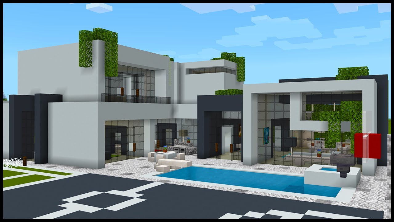 How to Make a Modern Home in Minecraft Part 2 - TokyVideo