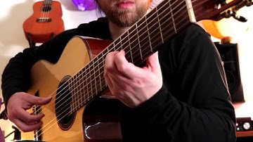 Ibanez 8-string fingerstyle guitar - Legato playing