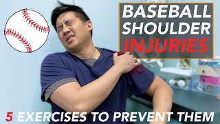 Most Common Baseball Shoulder Injures And Exercises To PREVENT Them