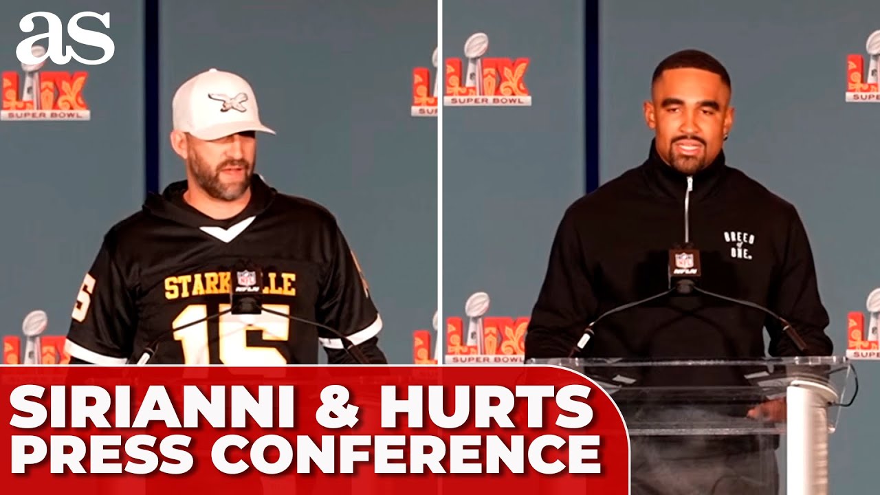 NICK SIRIANNI & JALEN HURTS FULL PRESS CONFERENCE | PHILADELPHIA EAGLES ...