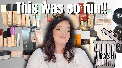 Decluttering My Makeup Collection PT 1 | Concealers, Foundations, Primers, Powders