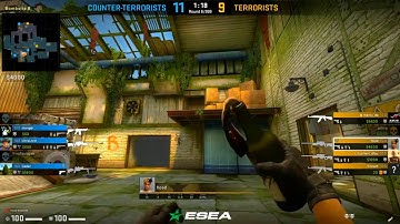 Counter-Strike: Global Offensive ESEA Cache B Site AK47 & AWP Ace | hood