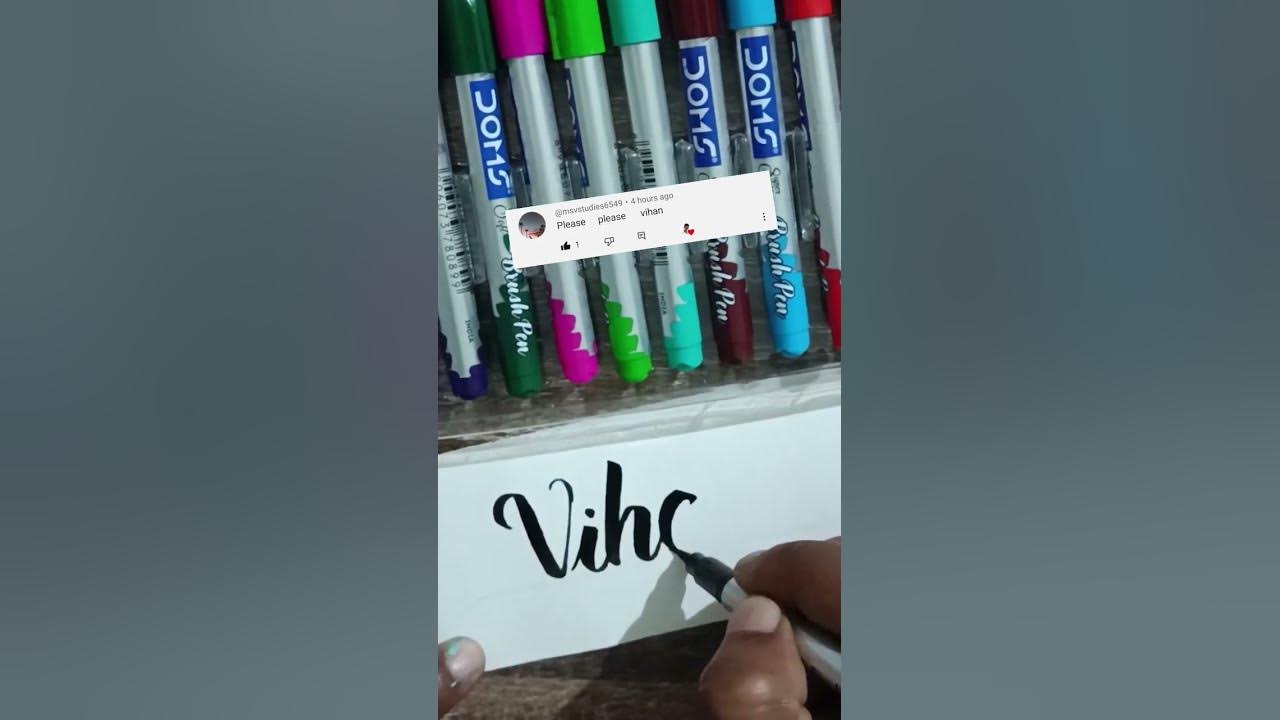 vihan-name-calligraphy-youtubeshorts-ytshorts-viral-trending-art