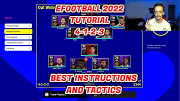 EFOOTBALL 2022 - BEST CUSTOM FORMATION 4-1-2-3 TUTORIAL - BEST TACTICS & INSTRUCTIONS