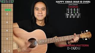 Happy Xmas Guitar Cover 🎄War Is Over John Lennon🎸|Tabs + Chords|