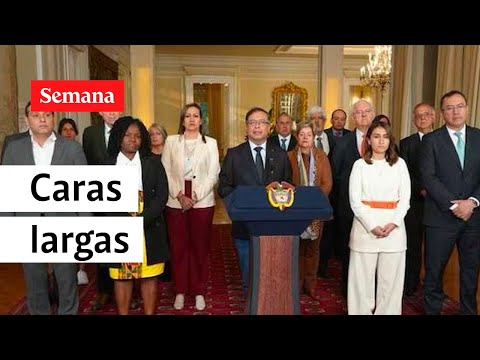 Las caras largas tras remezón del Gobierno Petro | Videos Semana