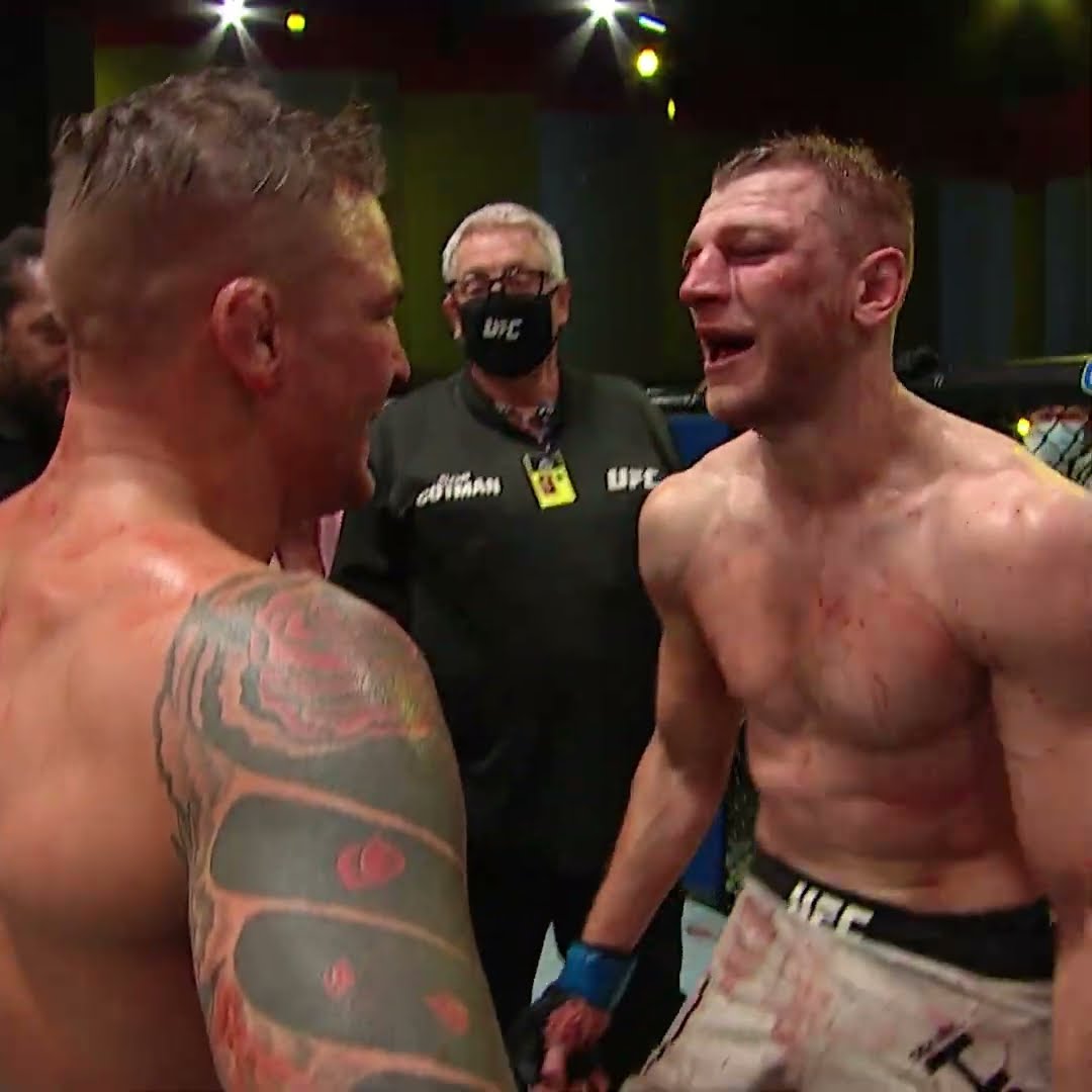 Dustin Poirier and Dan Hooker were FIRED UP ?