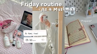Friday routine as a muslimah🌷 | Sunnah habits that turn my Friday into a peaceful day :)