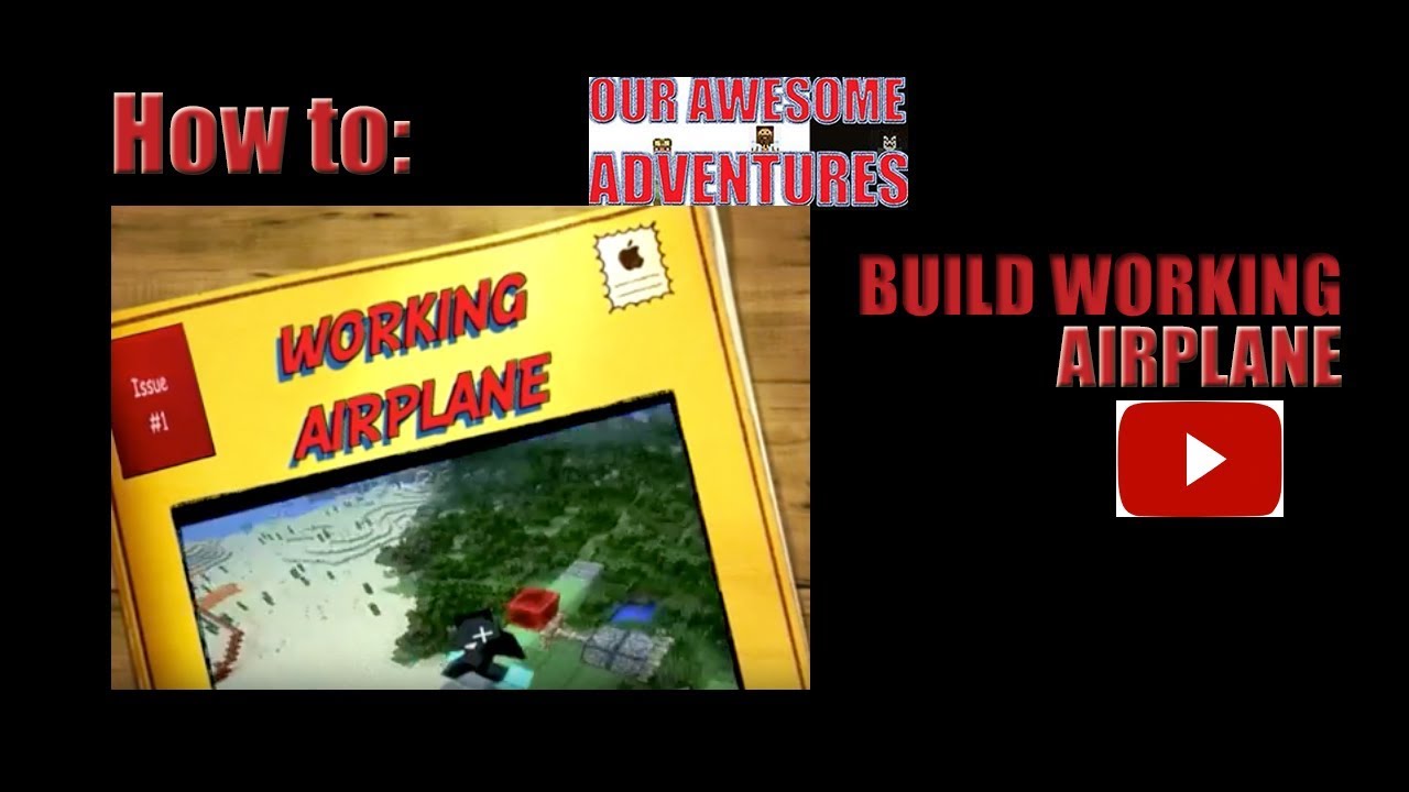 build-a-working-airplane-in-minecraft-no-mods-ps3-youtube