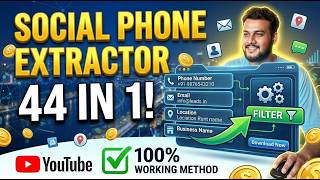Social Phone Extractor 44 in 1   Social Media All in One data Extractor 20241080P HD screenshot 3