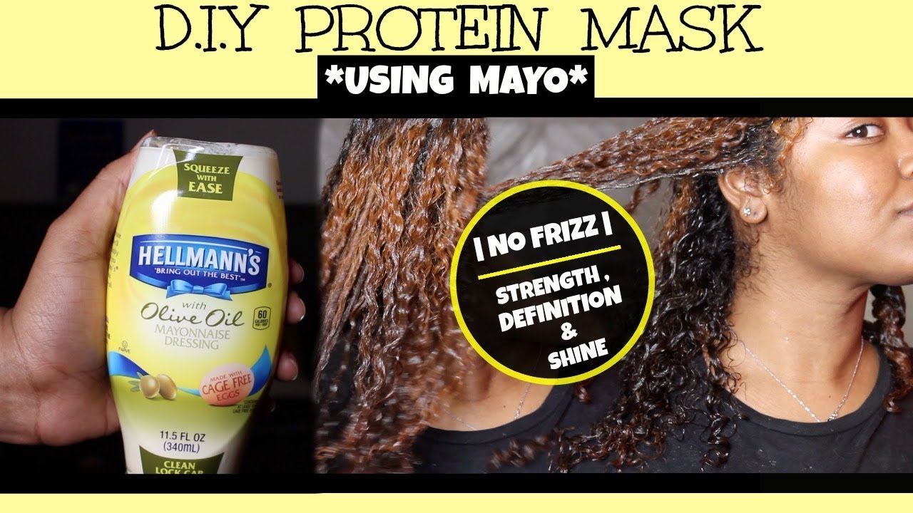 No Frizz D I Y Protein Mask For Natural Hair Strength Shine Definition