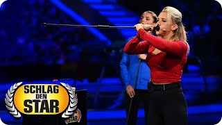 Blasrohr Sophia Thomalla Vs. Evelyn Burdecki Spiel 10 Schlag Den Star