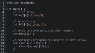 Write a program to multiply two matrices? (C Language)