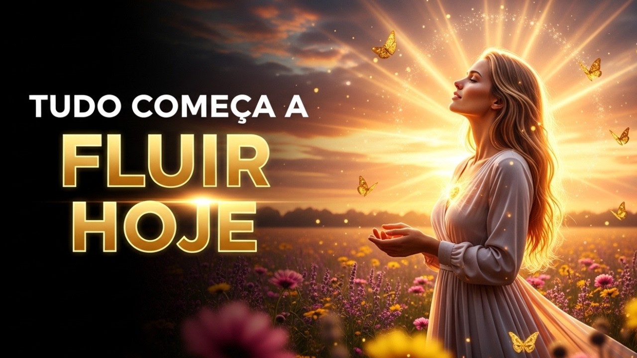 ✨ TUDO COMEÇA A FLUIR ✨ Eu Vibro, Eu Atraio | Mantra Poderoso da Abundância e Gratidão