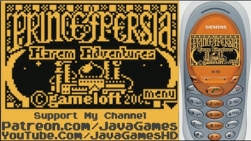 Prince of Persia: Harem Adventures Siemens M55 Java Game  - FULL WALKTHROUGH (Gameloft 2002 year)