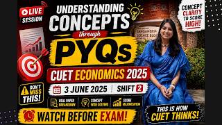 CUET 2025 PYQ Analysis 🔥 3 June Shift 2 (Part-3) | Concepts Through Questions (Don’t Skip!)