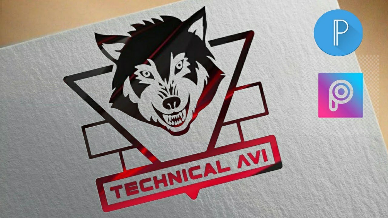 How to make a Gaming logo / Logo design tutorial / Technical Avi - YouTube