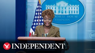 Watch again: White House press secretary Karine Jean-Pierre holds briefing