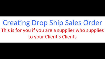 Datamoto: CRM | Creating Drop Ship Sales Order for Vendor who sells to Client
