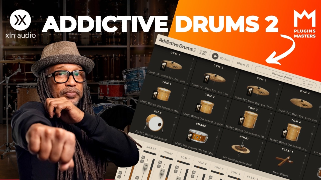 XLN Audio Addictive Drums 2 - Studio Collection Walktrought - YouTube