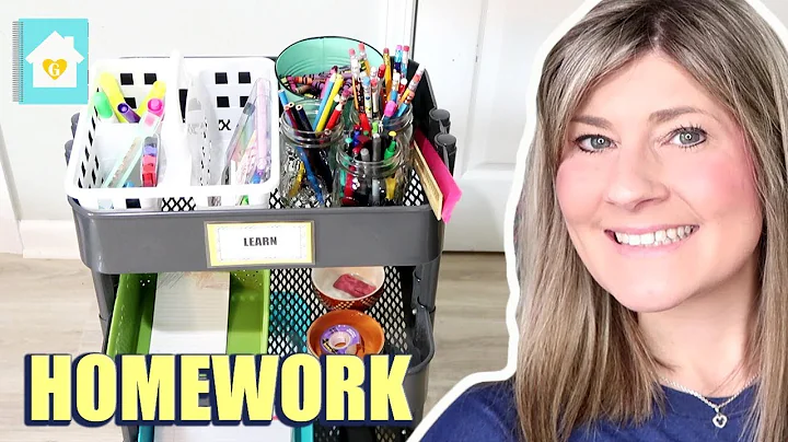 HOMEWORK STATION AT HOME | BACK TO SCHOOL ORGANIZATION 2019