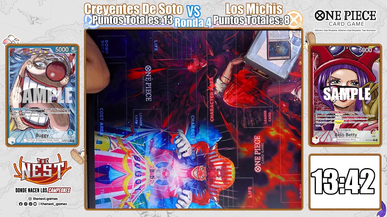 ONE PIECE CARD GAME Store 2on2 Battle SABADO 07 De Junio 2025