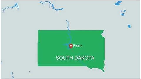 South Dakota USA Map - Editable Keynote Presentation Template (Free Download)