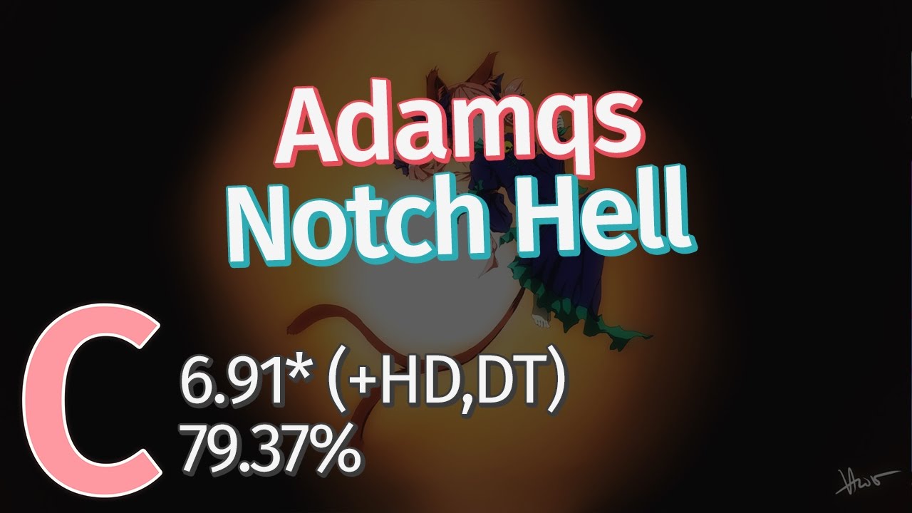 Adamqs | Halozy - Kikoku Doukoku Jikokuraku (Hollow Wings) [Notch Hell] +HD,DT PASS (79.37%)