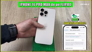 Am Părat Iphone 16 Pro Max De Pe Flip.ro Unboxing Reviewpărere 2025