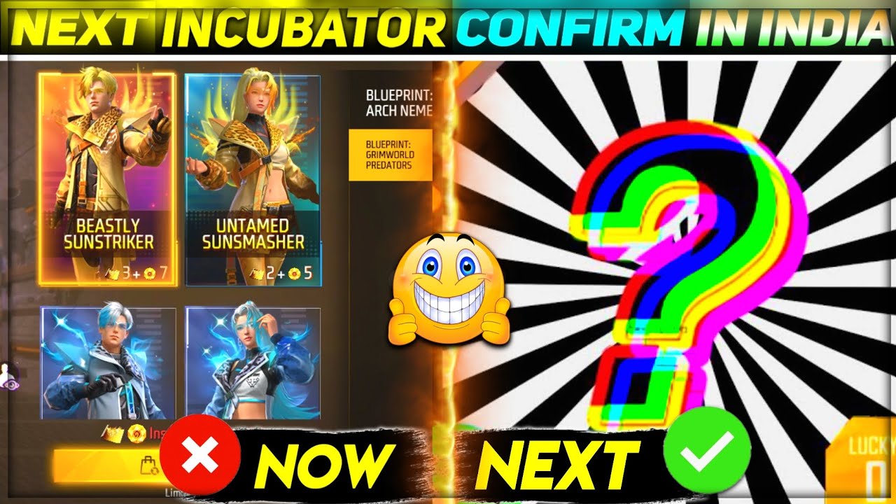 Next incubator Free Fire 2023 | FF Next Incubator Bundle | Free Fire New Incubator Bundle