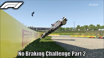 F1 2017 No Braking Challenge vs 0% AI Part 2