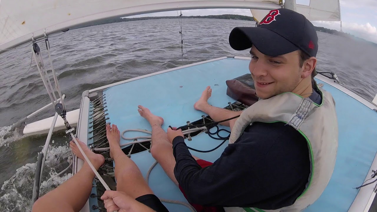 Hobie 16 Sailing Sandy Pond, NY YouTube